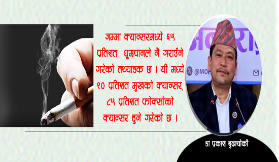 धूम्रपानको लतले बिगारेको शारीरिक र मुख स्वास्थ्य