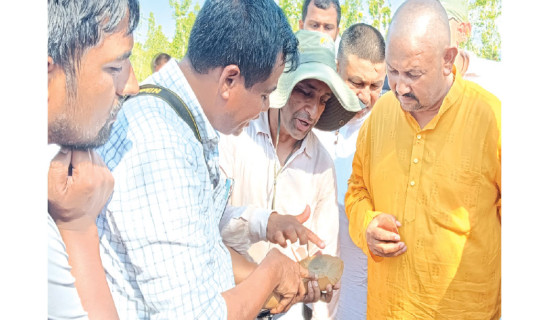 मध्यपाषाण युगको रातुखोला सभ्यता,उत्खननमा प्राप्त हतियार सङ्गृहीत