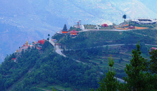 वनमा लागेको डढेलोले तीन घर जले