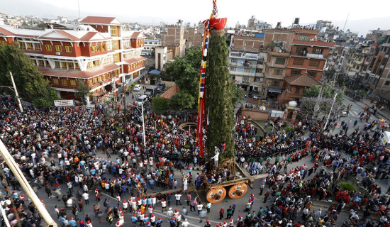 रातो मच्छेन्द्रनाथको भोटो आज देखाइँदै