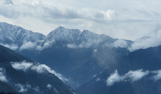 हुम्लाका उच्च स्थानमा हिमपात