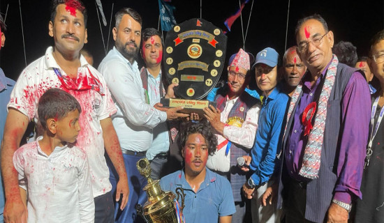 तुलसीपुरलाई राष्ट्रपति रनिङ शिल्डको उपाधि