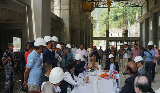 राहुघाट जलविद्युत् आयोजना निर्माणलाई तीव्रता दिन निर्देशन