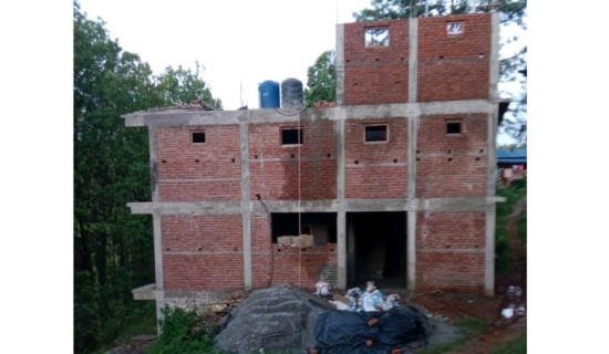 आर्थिक अभावका कारण भण्डारा सेवा केन्द्र निर्माणमा ढिलाई