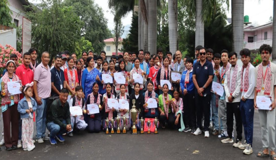 खेलाडीलाई सम्मान