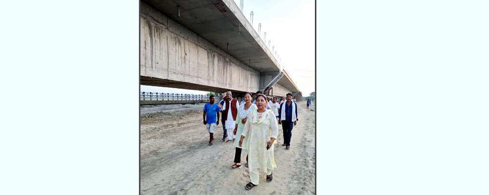 पुलको लम्बाइ बढाउन दबाब