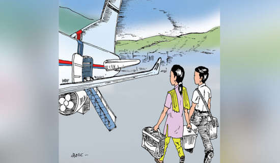 वैदेशिक रोजगारीमा जानेको लर्को