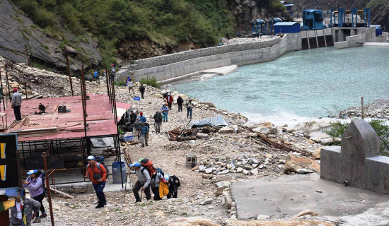 कालीगण्डकी संरक्षणमा दलको मौनताप्रति विरोध