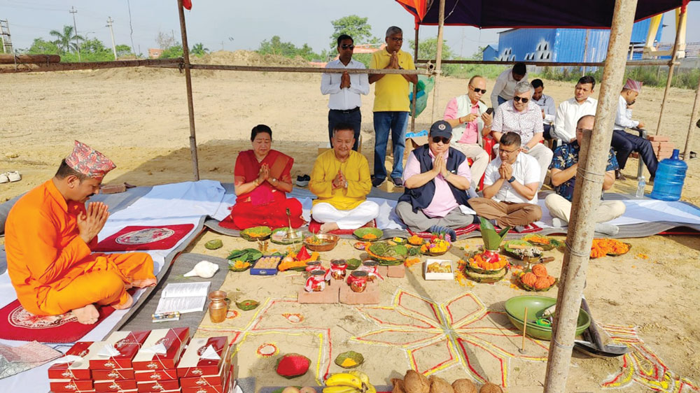 भैरहवा सेजमा गार्मेन्ट उद्योग शिलान्यास