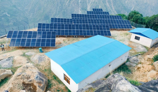 शुभकालिकाको चंखेलीमा छ करोडमा सोलार जडान