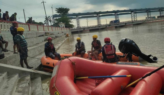 सप्तकोशीमा बेपत्ता गोताखोरको खोजी जारी, राजवंशीको शव भेटियो