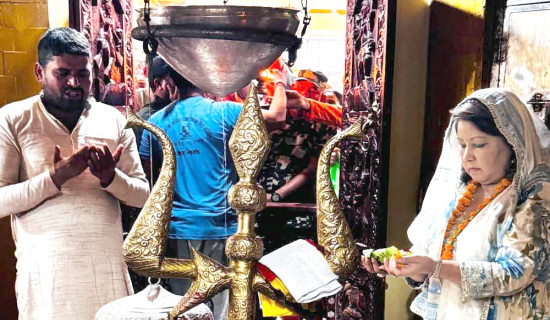 परराष्ट्रमन्त्री राणाद्वारा बेहडाबाबा दर्शन