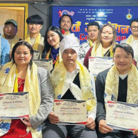 विश्व सम्पदामा सूचीकृत बौद्ध स्तुपाको दृश्य