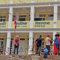 शिक्षकको प्रदर्शन : सडकमै नाचगान (फोटो फिचर)