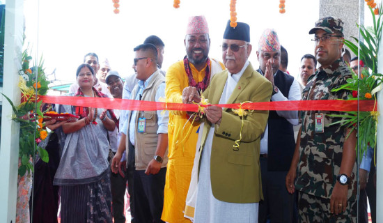 प्रधानमन्त्रीद्वारा जीवन विकास सामुदायिक अस्पताल उद्घाटन