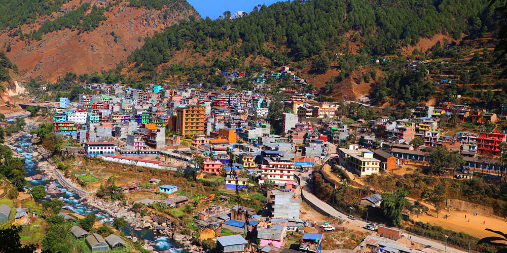 बुर्तिबाङलाई नयाँ सहर बनाउने कार्य सुस्त गतिमा