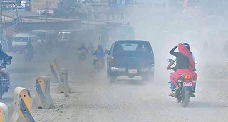 महानगरमा सवारी प्रदूषण मापदण्डविपरीत