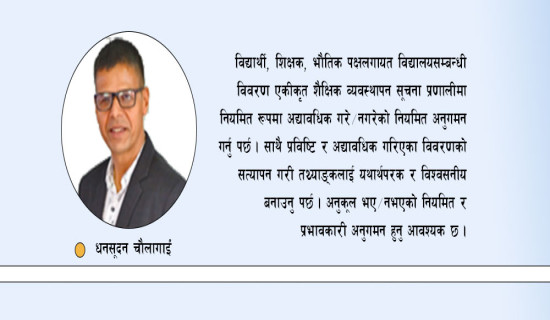 संस्थागत विद्यालयको नियमन
