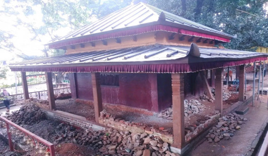 बुढासुब्बा मन्दिरको पुनर्निर्माण गरिँदै