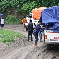 हिउँ बग्ने कालीमा गेग्य्रानको बाढी