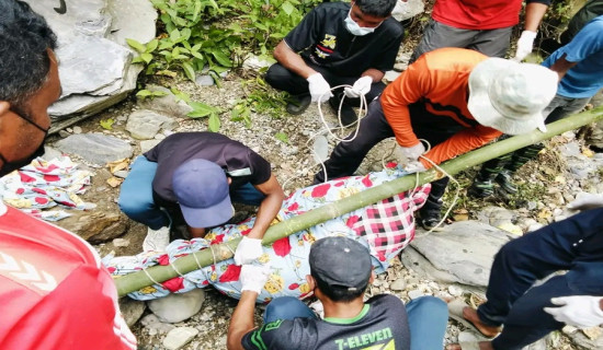 बागलुङको लेखानीमा एक शव फेला