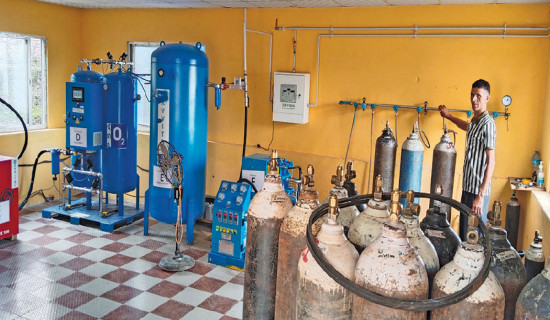 जिल्लामै उत्पादित अक्सिजन पर्याप्त