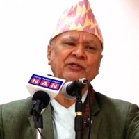मादी नदीमा निर्माणाधीन पुल