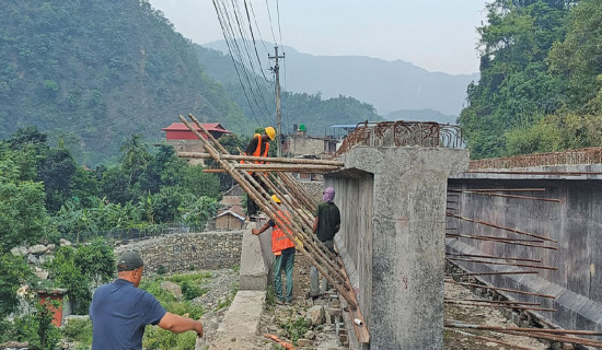 चार वटा पुल असारसम्म तयार गरिने