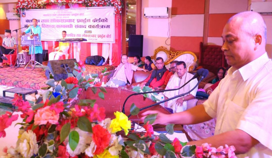 ‘समाज रूपान्तरणमा कलाकारहरूको भूमिका महत्त्वपूर्ण छ’