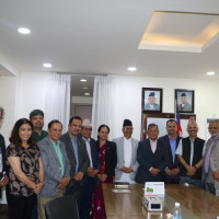 वृक्षरोपण गर्न राष्ट्रपति नवलपुर आउनुहुँदै