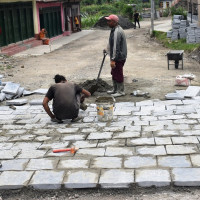 विस्तार गरिएपछिको  मुग्लिन–पोखरा सडक