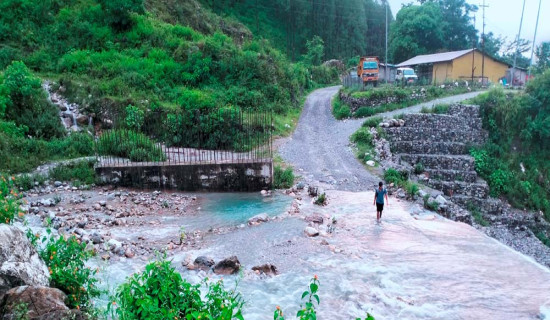 पक्की पुलका लागि बजेट विनियोजन