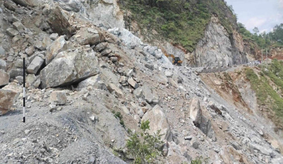 अवरुद्ध कालीगण्डकी करिडोर सडक अझै खुलेन