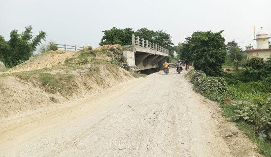 मुआब्जा विवादले पुल अलपत्र
