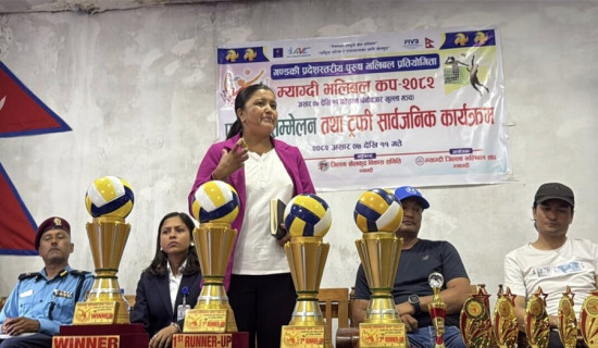 म्याग्दीमा हुने गण्डकी प्रदेशस्तरीय भलिबलको तयारी अन्तिम