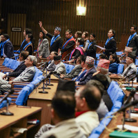 उपप्रधानमन्त्री खड्काद्वारा छिन्चु खोला पुलको शिलान्यास