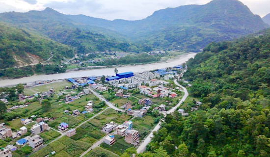 जलविद्युत आयोजनाको कार्यालय तथा आवास क्षेत्र