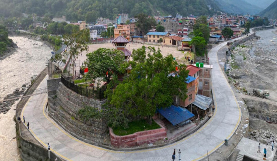 लक्ष्यअघि नै पूरा भयो बेनी चक्रपथ स्तरोन्नति
