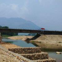 पोखराको सराङकोटमा निर्माणाधीन पञ्चमुखी गणेशको मूर्ति