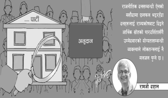 राजनीतिक दललाई आर्थिक अनुदान
