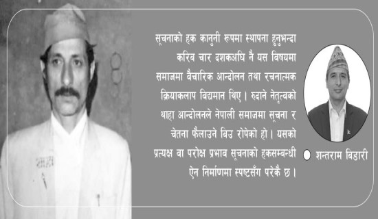 सूचनाको हकका अभियन्ता