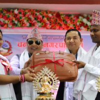 मिथिला चित्रकलाबाट रङ्गिए सरकारी कार्यालयका पर्खाल