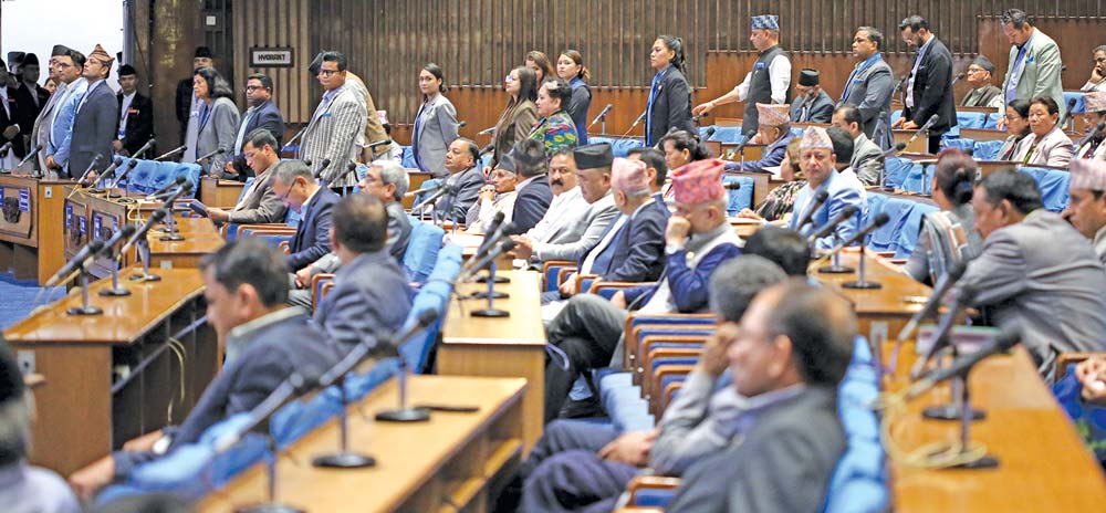 विधेयक ‘होल्ड’ हुँदा सांसद असन्तुष्ट