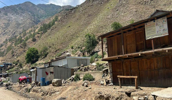 सर्केगाड पहिरोको जोखिममा