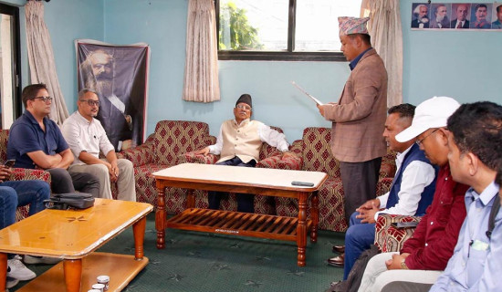 किसान श्रीराम घिमिरेको अनशन तोडियो