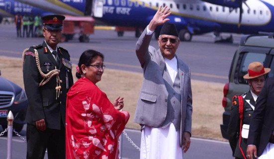 प्रधानमन्त्री ओली आज स्पेन जानुहुँदै