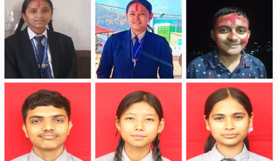 पाल्पाबाट ६ जनाले ल्याए चार जिपिए