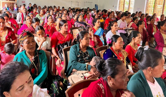 जैमिनीमा आमा समूहको सम्मेलन