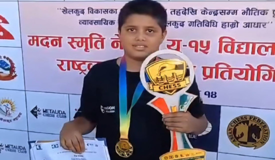 जुनियर चेसमा हार्दिक च्याम्पियन