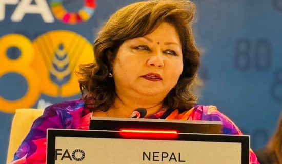 विश्व समुदायलाई परराष्ट्रमन्त्री राणाको आह्वान : जलवायुजन्य जोखिम घटाउन बलियो सहकार्य आवश्यक
